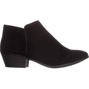 Style & Co. Womens Wileyy Fabric Almond Toe Ankle Fashion, Black, Size 11.0