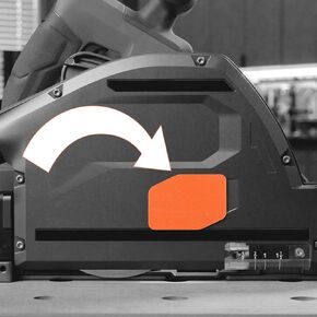 تتبع غطاء الغبار Arbor Arbor مناسبًا لـ Ridgid Track منشار تعزيز كفاءة مجموعة الغبار