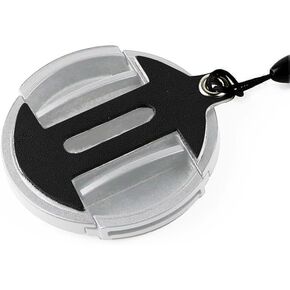 Lens Cap Keeper Anti Lost Lens Cap Leather Sticker String Leash Holder for Sony A6600 A6500 A6400 A6300 A6100 A6000 A5100 A5000 for ALC-F405S SELP1650 Lens