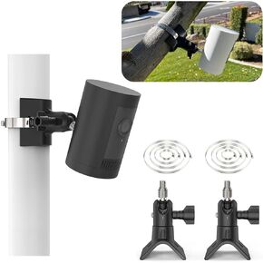 Universal Pole Mounting Bracket, Pole Mount Bracket Compatible with Ring, Eufy, Wyze, Arlo, Google Nest, Cameras, and More