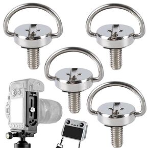 Stainless Steel Camera Tripod Mounting Screws, Pack of 4, M4, Compatible with DJI Mini 3 Pro RC Remote Control, Monopod, Tripod