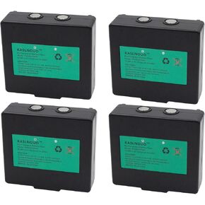 4-Pack 2500mAh Replacement Battery for Hetronic 68300900 68300600 68300940 KH68300990 HE900 Abitron KH68300990.A 3.6V 2500mAh