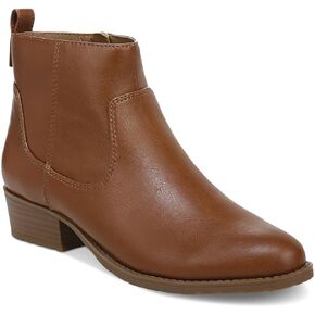 Style & Co. Womens Memphyss Faux Leather Ankle Boots Tan 9.5 Medium (B,M)