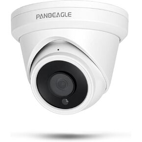 PANOEAGLE 4K 8MP PoE IP Camera Outdoor,4K PoE Turret Camera with Human Vehicle Detection, 2.8mm Lens, 98ft EXIR2.0 Night Vision, WDR, IP67 Waterproof, Plug & Play Compatible for Blue Iris
