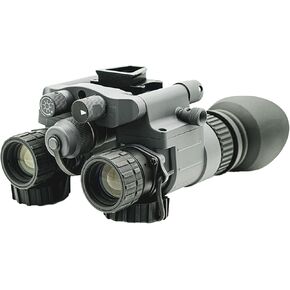 BNVD-40 Dual-Channel Night Vision Binoculars, Powered by Pinnacle 2376 Gen 3 Ghost White Phosphor IIT, Gray, NSGNYX15M4G9DH2