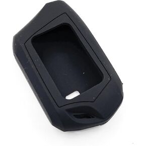 Pack of 2 RFX-2WT9-FM T9 Key Silicone Sleeve Waterproof Dirt Tolerance Parts Durable Black 2WT9R for FM 2-Way 3000-FT LCD 4 Side Buttons Silicone Shell only Replacement Part New For Compustar