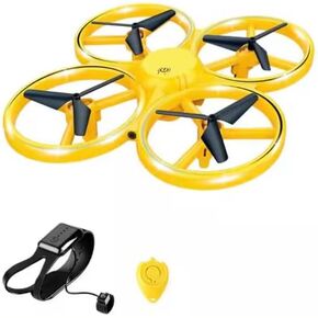 Firefly Drone with Gravity Sensor, Infrared Obstacle Avoidance, Cool Light, Altitude Hold, Throwing Fly Reaction, Remote Control
