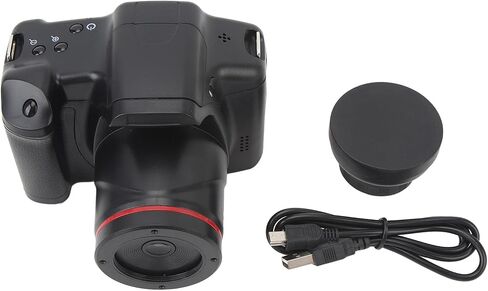 Digital Camera 1080P HD 16MP for Photography Video Vlogging, 2.4in 16x Zoom Anti Shake Autofocus Camera with Built in Flash Lamp, 52mm Wide Angle Lens, Webcam Function in Saudi Arabia