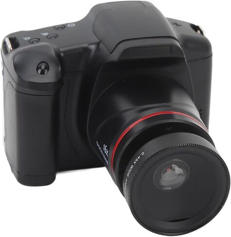 Digital Camera 1080P HD 16MP for Photography Video Vlogging, 2.4in 16x Zoom Anti Shake Autofocus Camera with Built in Flash Lamp, 52mm Wide Angle Lens, Webcam Function in Saudi Arabia