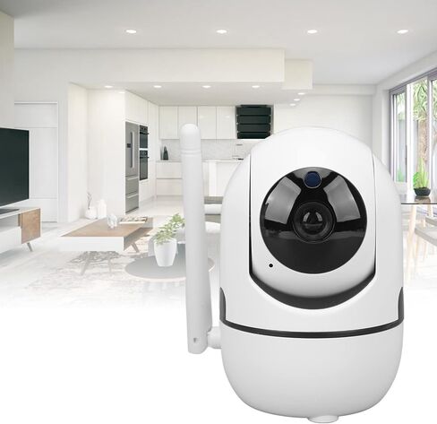 Yoidesu Security Camera Plastic Metal 720P 360 Degree Household Surveillance Camera US Plug AC 100‑240V in Saudi Arabia
