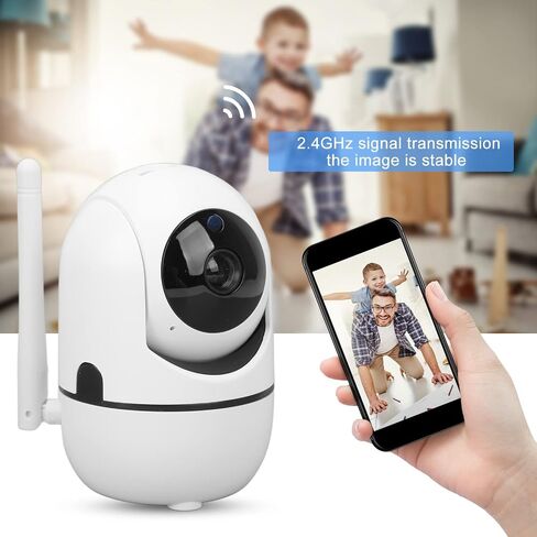 Yoidesu Security Camera Plastic Metal 720P 360 Degree Household Surveillance Camera US Plug AC 100‑240V in Saudi Arabia