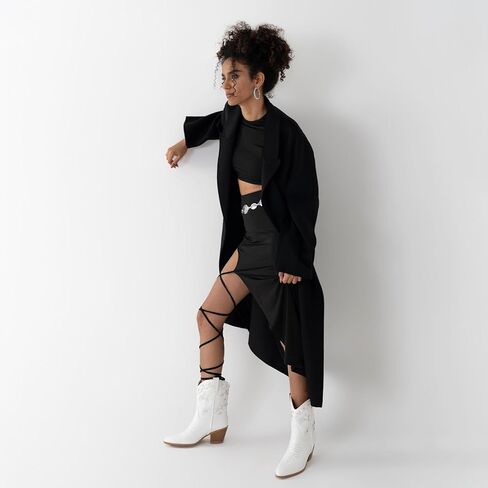 Karonairy Western Star Cowboy Booties للنساء الجوارب رعاة البقر المطرزة سحب على كعب منخفض in Kuwait