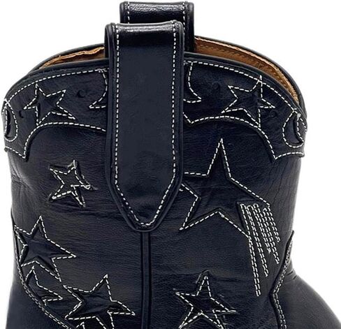 KaroNairy 3 Inch Black Platform Ankle Boots Round Toe Non Slip Work Chelsea Booties for Women in Saudi Arabia