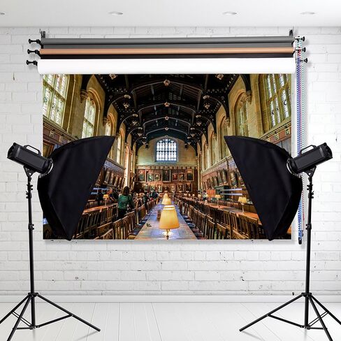 Wizard Witch Backdrop Banner Vintage مشهد فيلم سحري School School Profogray خلفية لفيلم Buff Boys Girls التخرج زخارف حفلة عيد ميلاد الاستوديو Prop Supplies 70.8x47.2in-Beckten in Kuwait