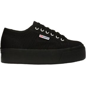 Superga Unisex 2790 Platform Sneaker, Full Black, 5 US Men