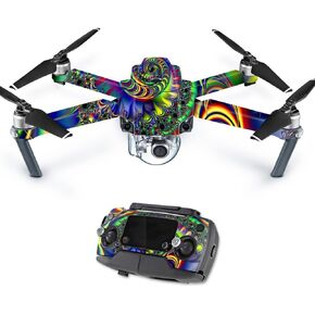 MightySkins Skin Compatible with DJI Mavic Pro Quadcopter Drone - Acid | Protective, Durable, and Unique Vinyl Decal wrap Cover | Easy to Apply, Remove, and Change Styles | Made in The USA