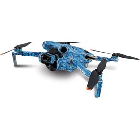 MightySkins Carbon Fiber Skin Compatible with DJI Mini 4 Pro - Vibrant Gator | Protective, Durable Textured Carbon Fiber Finish | Easy to Apply