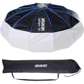 Aputure Amaran Lantern 90 Softbox Sofbox Modifier ، 90 سم (2 قدم) مُعدِّل متعدد الاتجاهات ، وضوء سريع للضوء Aputure LS 300D II 300X 600D وغيرها
