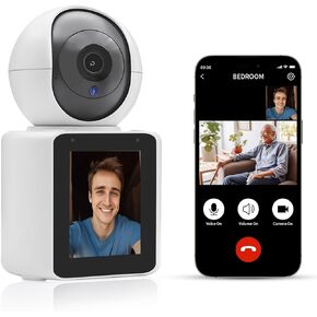 Light Bulb Security Camera, Outdoor Camera 2.4G Hz WiFi Camera for Home Security with Spot Light, 355 Degree Panoramic, Motion Detection and Alarm, 24/7 Recording (Two Way Video)