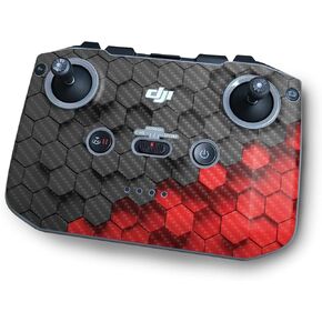 MightySkins Carbon Fiber Skin Compatible with DJI RC-N1 Controller - Two-Tone Hex | Protective, Durable Textured Carbon Fiber Finish | Easy to Apply | Made in The USA