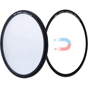 Kase 77mm Wolverine Magnetic Bright Star Focusing Tool Filter, Assist in Precise Focus of Stars Shooting, Shockproof Optical Glass