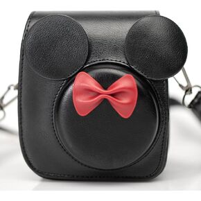 Lovely Mini 11 Case for Fujifilm Instax Mini 11 Instant Camera, Bag with Pocket and Removable Shoulder Strap - Mouse Ear