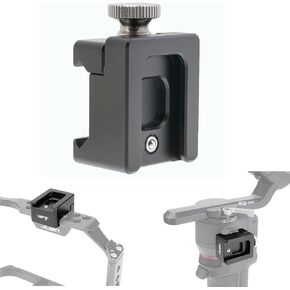 FOTGA Quick Release NATO Clamp to Cold Shoe Adapter Mount Accessory Expansion for DJI Ronin RSC 2 RS3 RS3 Pro Mini RS4 and Pro Gimbal Stabilizer Camera Cage Monitor Microphone