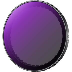 K&F Concept Push-in Fit ND32 (5 Stop) Lens Filter for DJI Osmo Action 5 Pro/Osmo Action 4/Osmo Action 3, 28 Multi-Coated Neutral Density Light Reduction Filter, Optical Glass/Aluminum Alloy Frame