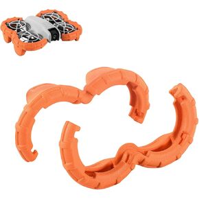 Propeller Guard Protector Buoyancy Anti-Collision Rings Compatible with DJI NEO Drone, Propellers Paddle Protection Bumper Rings for DJI NEO Drone Accessories, Orange