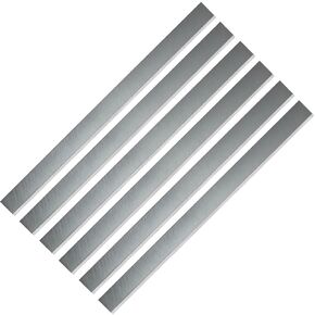 HSS Planer Blades 260x20x3mm for Woodworking Jointer Planers,Single Edge,10-1/5" x 3/4" x 1/8", Set of 6