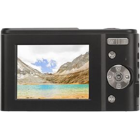 48MP Digital Camera, 1080P Video, 16x Digital Zoom with 2.4 inch IPS Display, Auto Focus, Long Battery Life, Compact and Portable for Travel, Graduation, Weddings (Star Black)