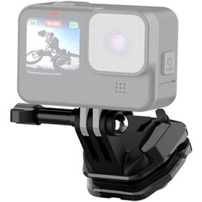 Motorcycle Windshield Clip for GoPro Hero 12 11 10 9 8 7 6 5 4 DJI OSMO 3 Pocket Insta 360 X4 X3 X2 Action Camera Smart Phone, Clamp Aluminum Alloy Go-Pro Mount