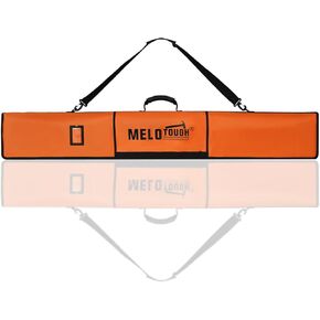MELOTOUGH Track Saw Guide Rail Bag Padded Protection for Saw Guide Rail up to 59"(Orange)