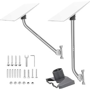32inch Starlink Gen 3 Mount, Starlink Mounting Kit Gen 3, Adjustable Starlink Long Wall Mount, Starlink roof Mount with Starlink Gen 3 Pipe Adapter for Gen 3 Starlink(Long)