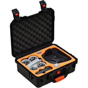 Neo Goggles N3 Hard Case, Waterproof Hard Carrying Case for DJI Neo Drone Accessories, Fits for DJI Goggles N3, RC Motion 3 Controller, Battery Charger Hub, 6 Batteries