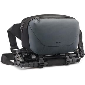 S-ZONE Camera Bags for Photographers Crossbody Camera Case with Tripod Holder Shoulder Bag DSLR Multifunction Fanny Pack