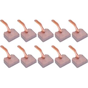 Carbon Brushes, 10Pcs Carbon Brushes Replacement Kits Fit for FT-128 Car Starter Motor J458 8x25x21mm