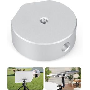 Starlink Mini Tripod Adapter, Aluminum Alloy Tripod Mount Adapter With 1/4-20 Threaded Screw And Nut, Compatible With Rv, Pipe, Pole, Bracket, Base, Adjustable Stand For Starlink Mini Accessories