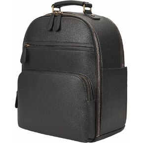 Camera Backpack Classic Leather for DSLR, Professional Camera Bag for Photographers with 11 Inch Pad/Tablet Compartment Small 10L Black