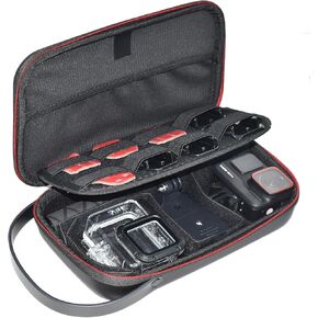 Fotoleey Carrying Case for Insta360 Ace Pro, Ace, PU Shell, Adjustable Inner Divider