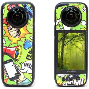 Insta 360 X3 Camera Waterproof Skin Compatible with Insta 360 X3 Action Camera (Black Magic) in Kuwait