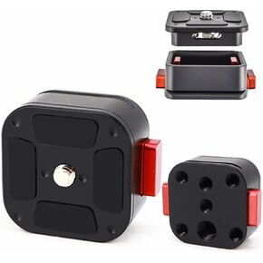 Quick Release Plate for Camera & Tripod, Gimbal, Monopod, Stabilizer/Video Light & Light Stands (Claw QR Plate)