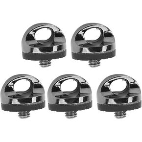 Screw Holder, 5pcs UNC 1/4 20 Thread Camera Neck Strap Screw Holder, Quick Release Plate Mounting Screw 20mm Head Diameter with Rubber Washer for Quick Install/Release Wrist Strap