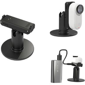 Magnetic Quick Release Mount Adapter Bracket for Insta360 GO 3/GO 3S Camera,Charging Version (Black)