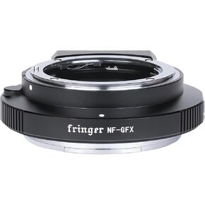 Fringer NF-GFX Autofocus Lens Adapter Built-in Electronic Aperture for Fujifilm GFX100II GFX100 GFX100S GFX50SII GFX50S GFX50R Camera to Compatible for Nikon D,G,E Lens Sigma Tamron NF Series Lens