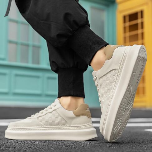 YCMM Lightweight Lace-Up Platform Sneakers for Men and Women Comfortable Casual Walking Shoes in Kuwait