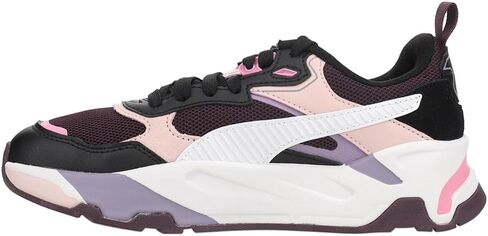 PUMA Womens Trinity Lace Up Sneakers Shoes Casual - Black, Pink, Purple in Saudi Arabia