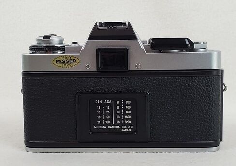 Minolta XG-M Manual Focus 35MM SLR Film Camera with Minolta MD mount Manual Focusing Zoom lens. Compatible with color and B&W film manual & auto shutter options (Renewed) in Saudi Arabia