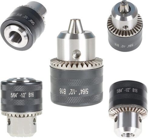 Kimllier B16 الحفر تشاك 5/64 بوصة - 1/2 بوصة صغار مخرطة مخرطة ذيل ذيل أداة الحفر مع MT2 MT ARBOR in Kuwait