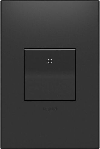 Legrand Adorne 15A 1 أو 3 اتجاهات مفتاح مجداف مع لوحة جدار مطابقة ، نهاية الجرافيت ، 12 حزمة ، ASPD1532G4WP-12PK in Kuwait